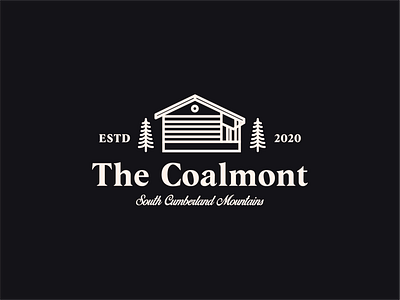 The Coalmont branding design graphic design hotel illustration logo mark minimal type typography