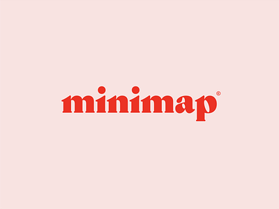 minimap app flat graphic design identity logo mark minimal type typography vector