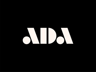 AIDA branding design graphic design identity logo mark minimal type typeface typography