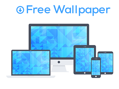 Free Blue Triangle Wallpapers blue free freebie imac ios7 ipad iphone5 macbook triangle wallpaper