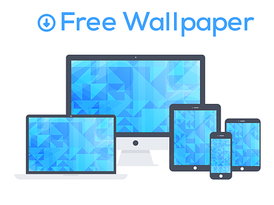 Free Blue Triangle Wallpapers