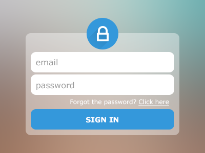 Free Transparent Login email forgot free freebie login password photoshop psd sign in