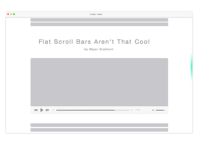Gradient Scroll Bar experiment gradient ios mock scroll ui