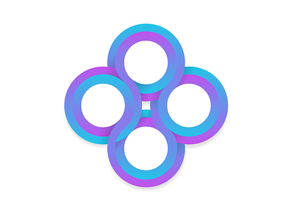 Fouroboros circular emblem geometry icon icon design infinity logo logo design mark ouroboros symbol