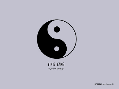 YIN & YANG Symbol Design illustrator logo logodesign yingyang