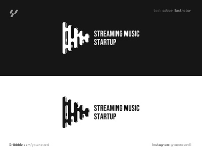 Streaming Music Startup Logo