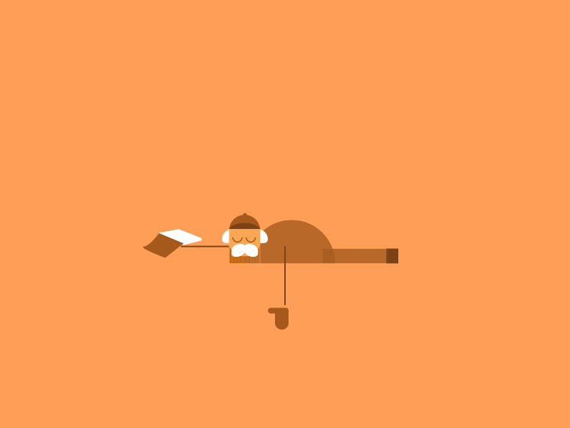 Sleeping...........ZZZZZZZZZZZ ae animation asleep beard breathin breathing character gif illustration moostache motion relax sleeping subtle