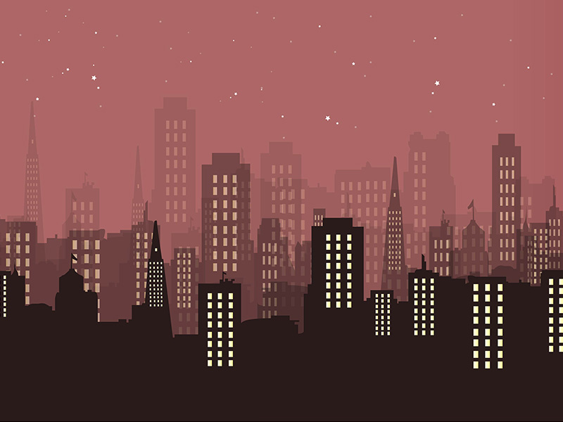 City.. by Snehal on Dribbble