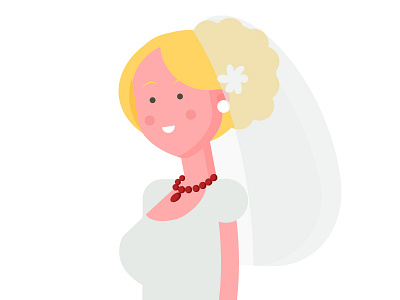 Bride! ai beautiful big day character flat function happy illustration marriage vector wedding