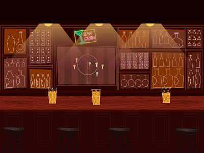 Match! alcohol bar drinks football glasses hangout lights match pub sophisticated stylized table