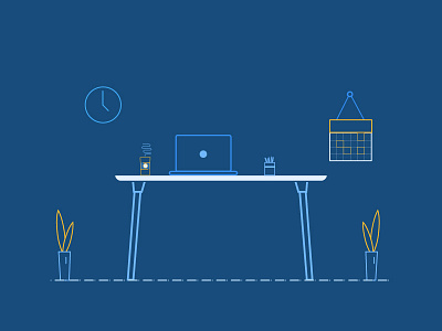 Work space! by Snehal on Dribbble