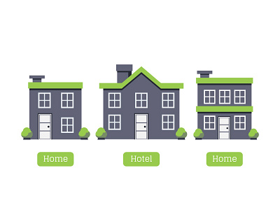 Buildings. appartment building city design flat graphic home hotel house icons illustration labels minimal rodeside simple style vector vectors