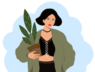 matilda art design girl hellodribbble illustration illustrator inspiration vector woman