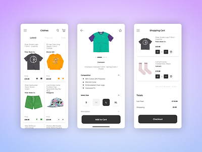 Clothing - Moblie App