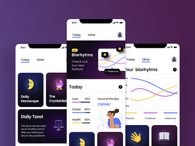 Astorology App astrology design figma ios ui ux