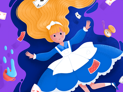 "Alice in Wonderland" illustration