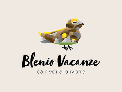 Logo design for Blenio Vacanze bird branding design hand drawn illustration logo vector