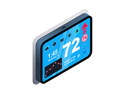 Isometric Smart Thermostat