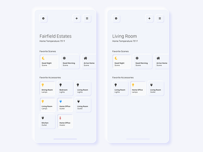 Neomorphism Concept clean concept design trend home app minimal mobile app design mobile ui neomorphic neomorphism practice sketch skeumorphic skeuomorph ui user interface