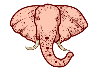 elephant vector  illustration