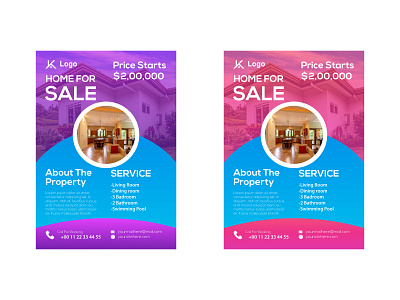 sale for home flyer design