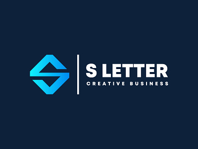 abstract modern creative minimal s letter real estate logo