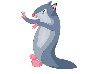 squirrel cartoon vector illustration design.