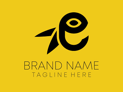 minimal creative e letter bird logo design vector. bird branding business concept corporate creative design flat illustration letter logo ui