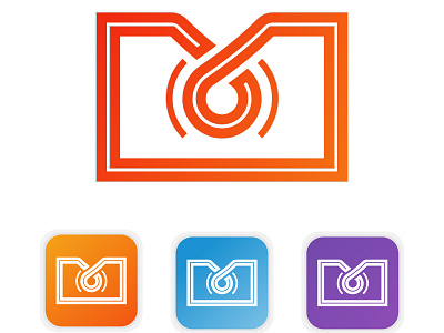 abstract creative camera icon vector illustration.