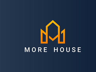 m letter real estate logo design for real project