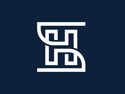 Letter h logo design