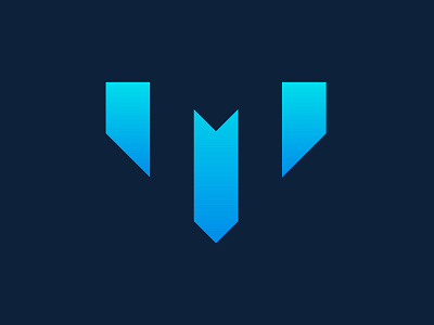 modern letter m logo design