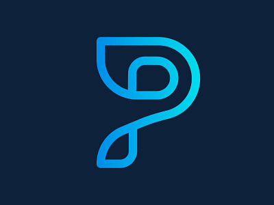 p letter logo design abstract branding business company concept corporate creative design flat logo