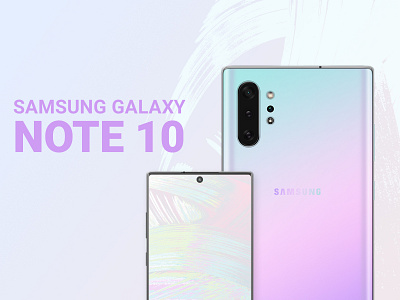 Samsung Note 10 - Concept design