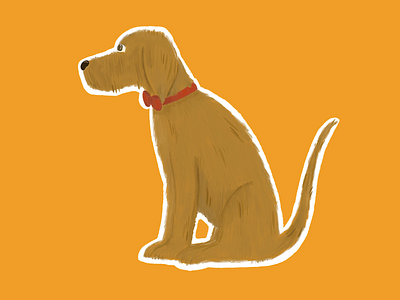 Harry design digitalart dog illustration illustration art procreate