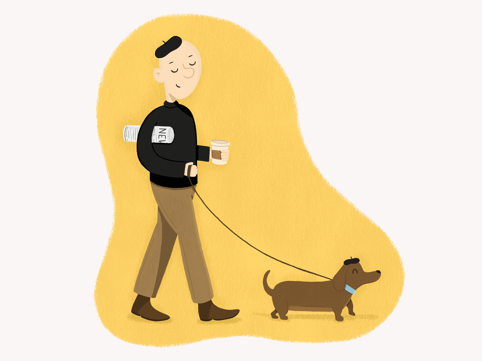 walk-the-dog-by-machteld-siemer-on-dribbble