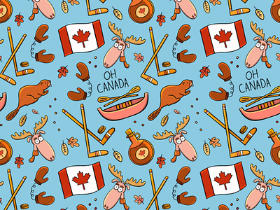 Oh Canada canada design digitalart illustration illustration art procreate