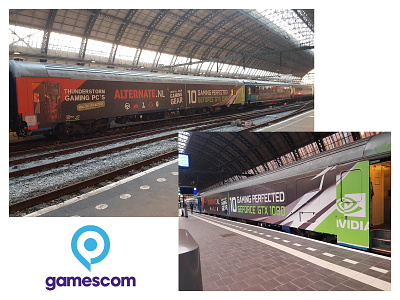Bestickering trein naar Gamescom