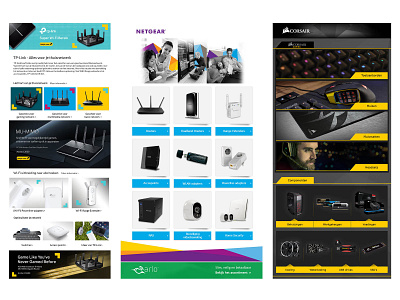 Portals TP-Link, Netgear & Corsair