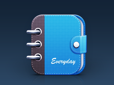 Notebook icon for EveryDay App book icon