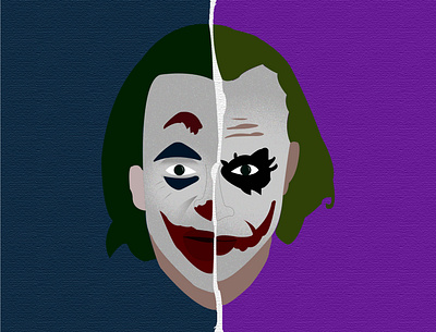 Joker batman character comics dccomics design fan art illustration joker joker movie movies