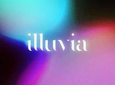 Illuvia Brand brand branding diffuse gradient lava lamp light luxury overlay retro