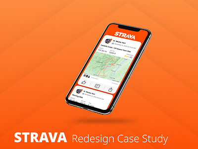 Strava Case Study app branding redesign strava ui ux