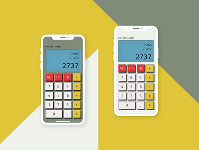Calculater app dailyui design ui