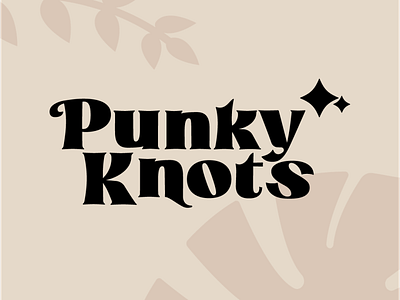 Punky Knots Rebrand adobe badge badge design brand branding branding design graphic design logo merch merchandise