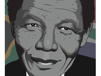 Rest In Peace Madiba first post illustration madiba portrait south africa