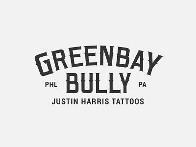 The Greenbay Bully branding design logo tattoo tattoo artist tattoos typogaphy