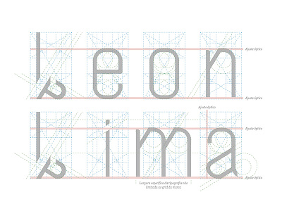 Leon Lima Type Design brand identity design golden ratio type design typography visual identity