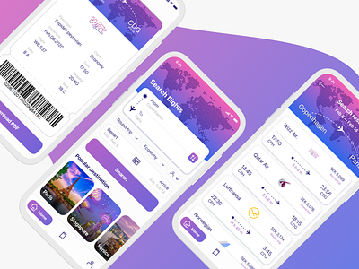 Flight reservation App concept app design flight booking flight ticket flights ui