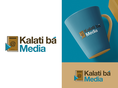 Logo KALATI BA MEDIA blog branding identity graphic design identity logo logodesign mark vector
